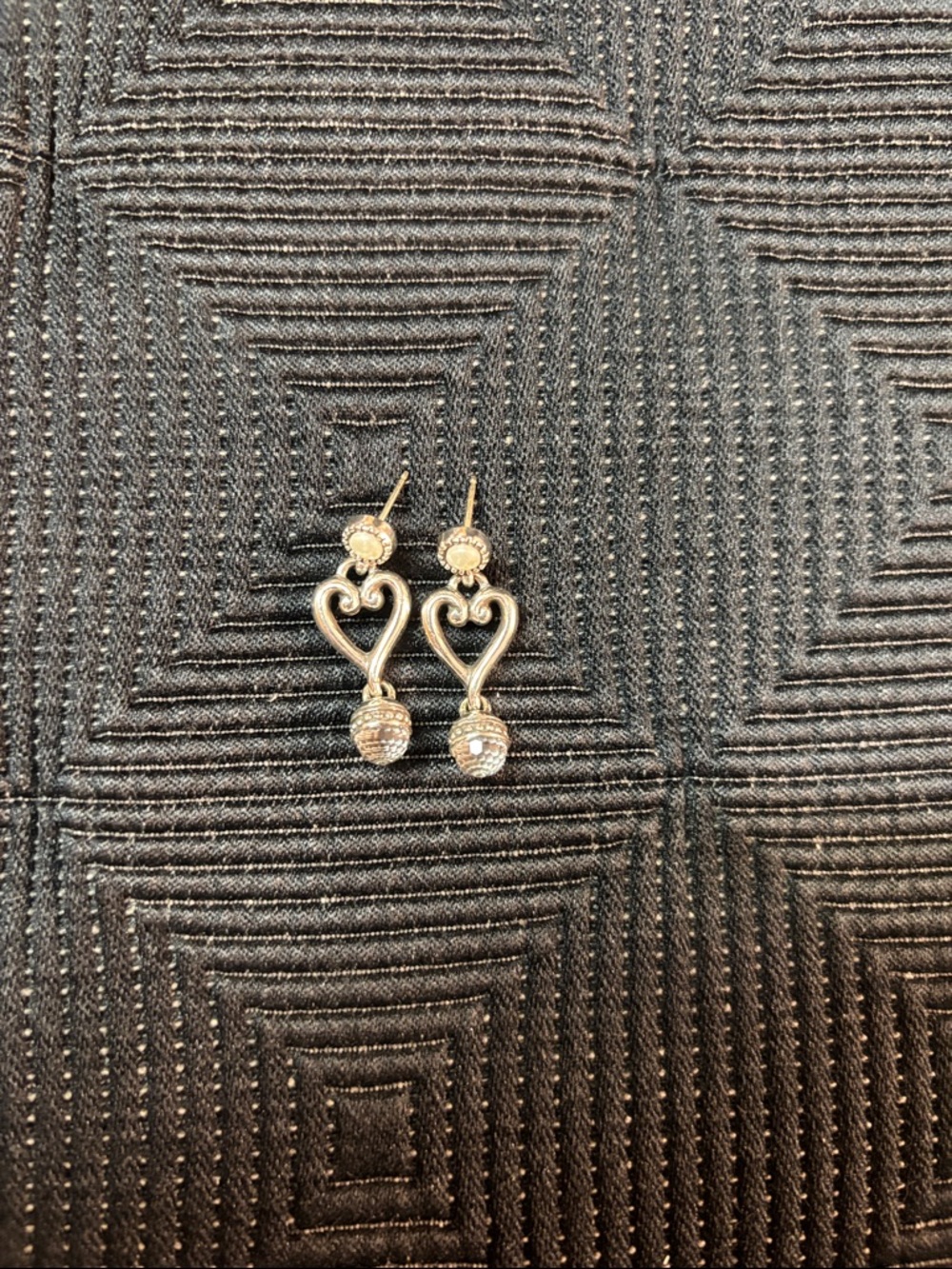 Brighton pearl drop dangle earrings.